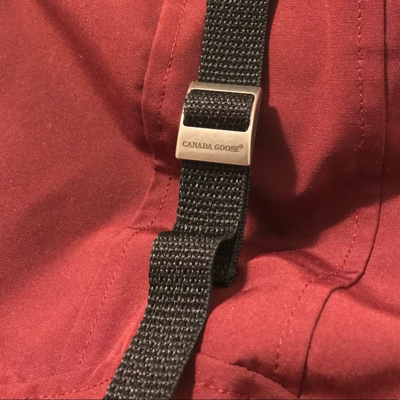 Canada Goose Women XS Kensington Parka Bordeaux Red - Picture 9 of 11